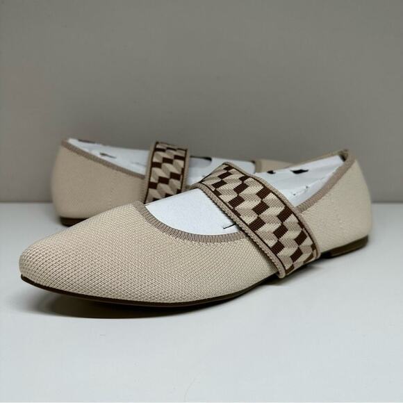 NWOB | MIA | Madeleine Ballerina Flats | Cream | Size 6 M US - Picture 14 of 14